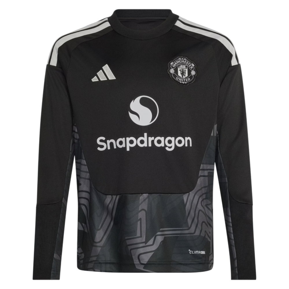 2026-2027 Man Utd Home Goalkeeper Shirt (Black) - Kids