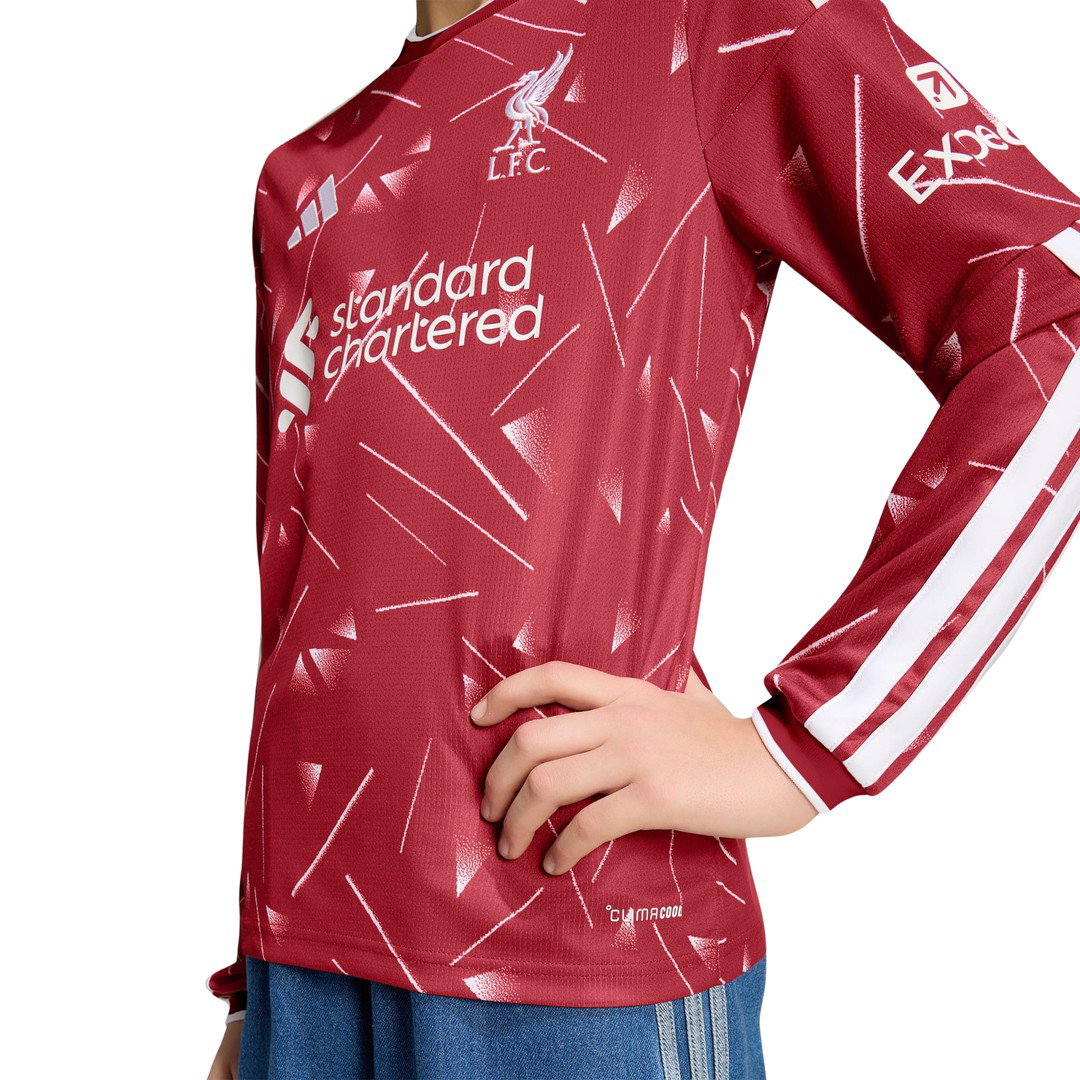 2026-2027 Liverpool Long Sleeve Home Shirt (Kids)