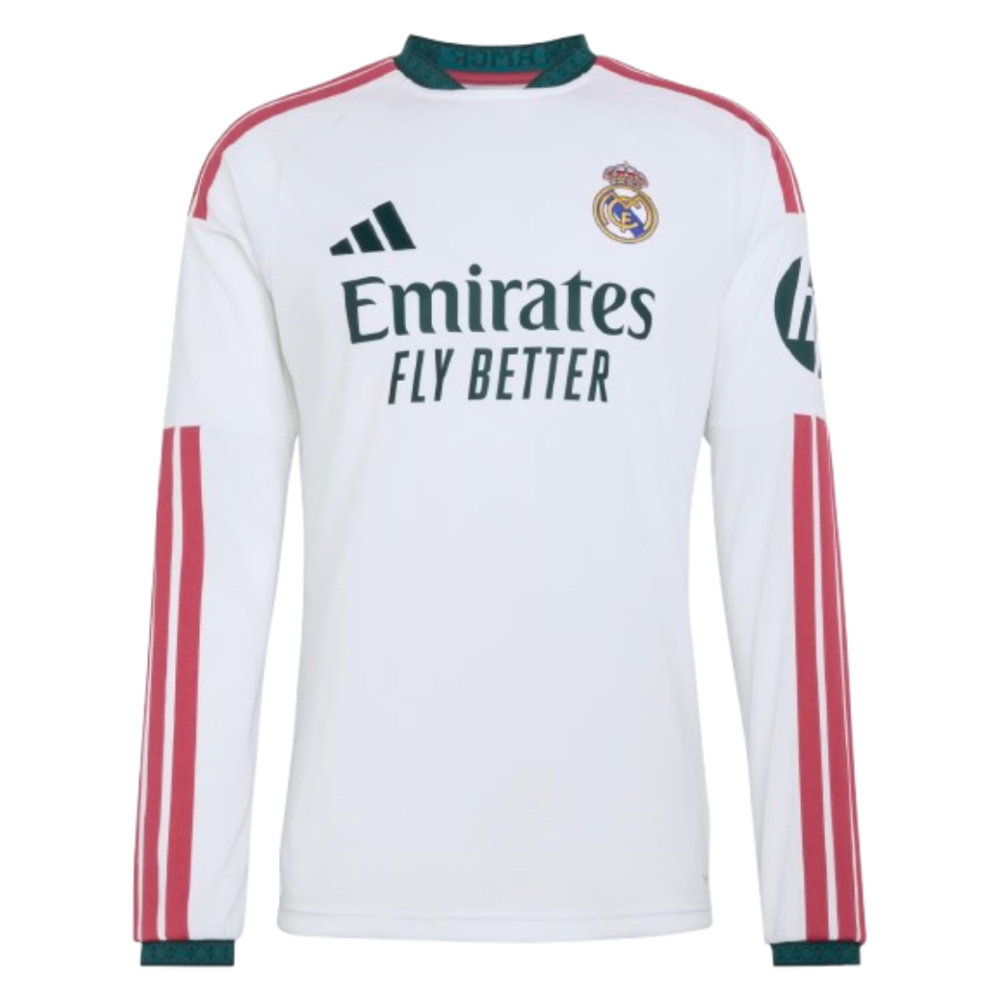 2026-2027 Real Madrid Long Sleeve Home Shirt